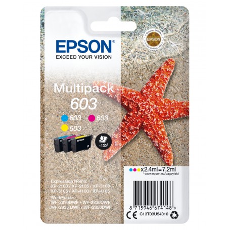 Epson Multipack 3-colours 603 Ink (C13T03U54010)