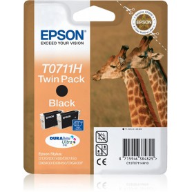 Epson Giraffe Confezione doppia Nero T0711H Inchiostri DURABrite Ultra (C13T07114H10)