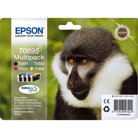 Epson Monkey Multipack 4 colori (C13T08954010)