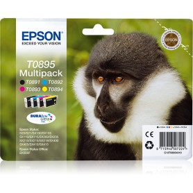 Epson Monkey Multipack 4 colori Nero,Ciano,Magenta e Giallo (C13T08954020)