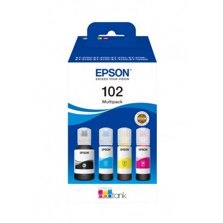 Epson 102 EcoTank 4-colour Multipack (C13T03R640)