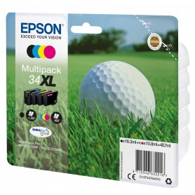 Epson Golf ball Multipack 4-colours 34XL DURABrite Ultra Ink (C13T34764020)