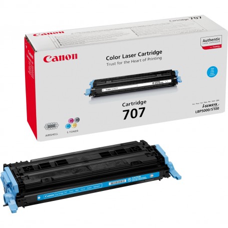 Canon 707 cartuccia toner 1 pz Originale Ciano (9423A004)
