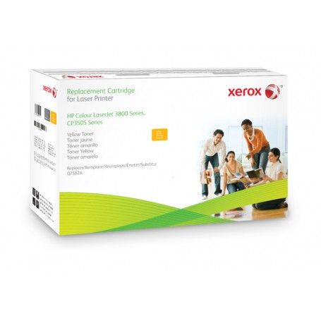 Xerox Cartuccia toner giallo. Equivalente a HP Q7582A. Compatibile con HP Colour LaserJet 3800, Colour LaserJet CP35 (003R99761)