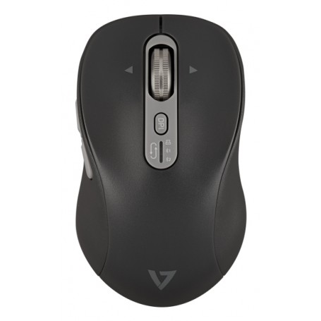 V7 Bluetooth Dual Mode MW600BT di 2,4 Ghz di velocità, Mouse a scorrimento laterale - USB-C ricaricabile - Connettività wirele