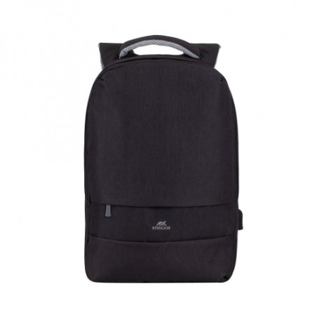 ZAINO RIVACASE PRATER 15,6"- NERO - TASCHE ANTIFURTO- USB LATERALE - R7562B