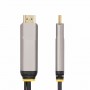StarTech.com Cavo ottico attivo (AOC) da USB-C a HDMI 2.0 da 15,2 m, 4K 60 Hz, con classificazione CL3, cavo adattatore da USB T