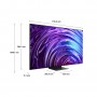 Samsung TV OLED 4K 77" QE77S95DATXZT Smart TV Wi-Fi Graphite Black 2024, Processore NQ4 AI GEN2, OLED Glare Free, Infinity One D