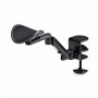 StarTech.com Bracciolo regolabile per scrivania, supporto ergonomico per braccio/gomito, rotazione di 360 gradi, installazione a