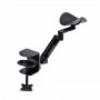 StarTech.com Bracciolo regolabile per scrivania, supporto ergonomico per braccio/gomito, rotazione di 360 gradi, installazione a