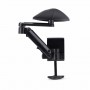 StarTech.com Bracciolo regolabile per scrivania, supporto ergonomico per braccio/gomito, rotazione di 360 gradi, installazione a