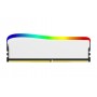 Kingston Technology FURY Beast 16GB 3200MT/s DDR4 CL16 DIMM bianco RGB SE
