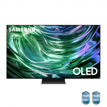 Samsung TV OLED 4K 77” QE77S90DAEXZT Smart TV Wi-Fi Graphite Black 2024, Processore NQ4 AI GEN2, Self-illuminating pixels, Las