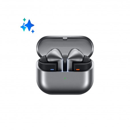 Samsung Galaxy Buds3 Pro Auricolari AI in-ear True Wireless, Speaker a 2 vie, Audio Hi-Fi, Impermeabilità IP57, Silver