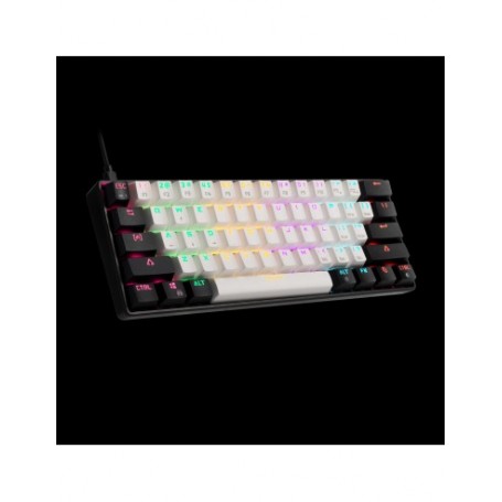 GAMDIAS TASTIERA AURA GK2 IT BW MECCANICA DUAL-COLOR KEYCAP