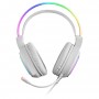 Mars Gaming MHRGBW cuffia e auricolare Cablato A Padiglione USB tipo A Bianco