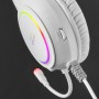 Mars Gaming MHRGBW cuffia e auricolare Cablato A Padiglione USB tipo A Bianco