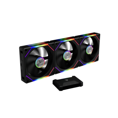 GAMDIAS VENTOLA CASE KIT AEOLUS P2-1203U 3x ARGB PWM FAN 120mm + AEOLUS BOX