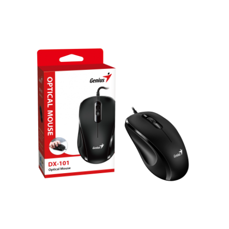 GENIUS MOUSE USB DX-101 FULL SIZE BLACK