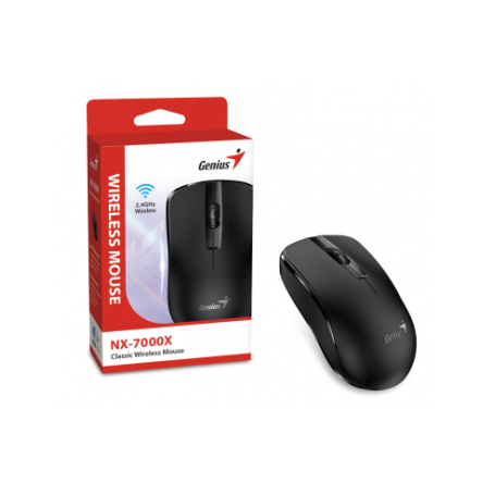 GENIUS MOUSE WIR. NX-7000X BLACK (batteria 1xAA)