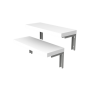 DEZCTOP ACC. 2 MENSOLE DA-DBSVM2-WH1 BIANCO