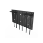 DEZCTOP DESK PANNELLI KIT 3 PEZZI PER SCRIVANIA 120 NERO E NOCE AC-BFTDB3X-