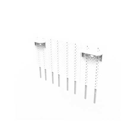 DEZCTOP DESK PANNELLI KIT 4 PEZZI PER SCRIVANIA 160 OAK AC-BFTDB4X-SW1 SNOW