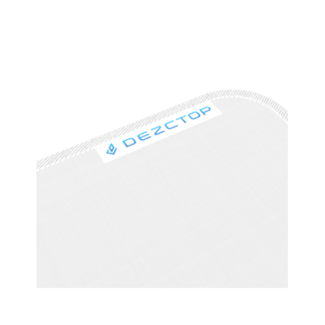 DEZCTOP ACC. TAPPETINO PER MOUSE BIANCO RESISTENTE ALL'ACQUA 900x400mm