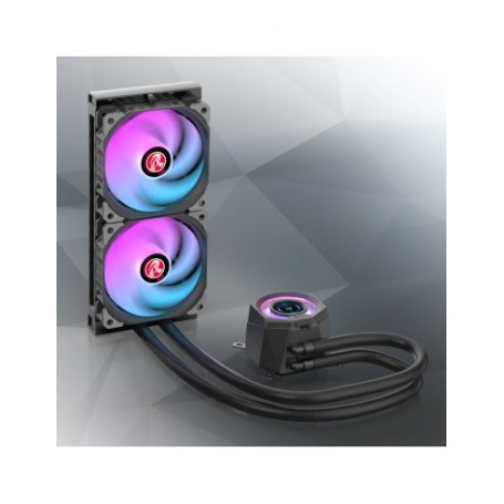 RAIJINTEK RAFF CPU LIQUIDO CYCLOPS 240 BLACK ARGB PWN LCD TFT 1.4 0R10B0023