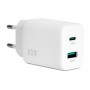 Vultech CC-233PDCUGWH Caricabatterie per dispositivi mobili Universale Bianco AC Ricarica rapida Interno