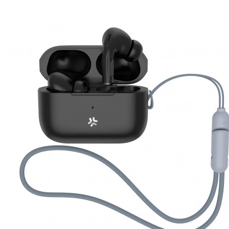 Celly HARMONYBK cuffia e auricolare Cuffie Wireless In-ear Musica e Chiamate USB tipo-C Nero
