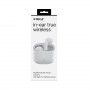 Celly TIPS1WH cuffia e auricolare Cuffie Wireless In-ear Musica e Chiamate USB tipo-C Bianco