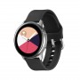 WATCHBAND UNIV 20MM SILIC BK