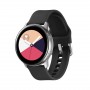 WATCHBAND UNIV 22MM SILIC BK