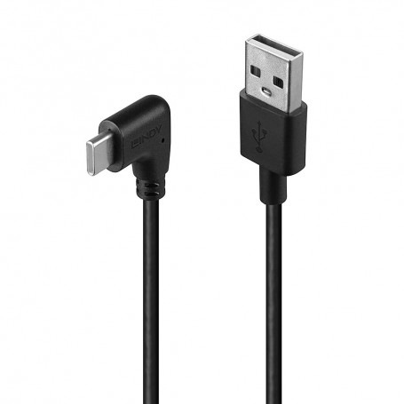 Lindy 32000 cavo USB USB 2.0 0,5 m USB A USB C Nero