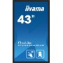 iiyama TF4339AS-B1AG visualizzatore di messaggi Pannello piatto per segnaletica digitale 108 cm (42.5") LED 500 cd/m² 4K Ultra 