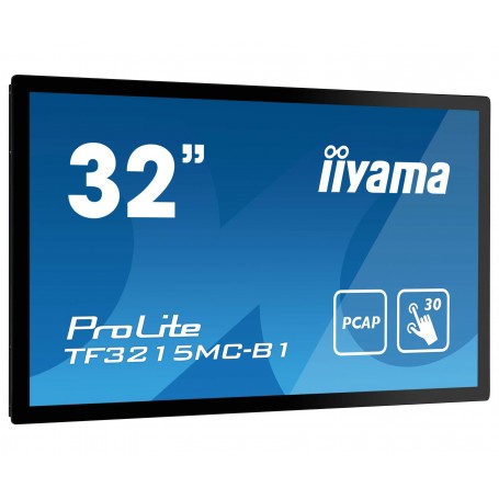 iiyama ProLite TF3215MC-B2 Monitor PC 81,3 cm (32") 1920 x 1080 Pixel Full HD LED Touch screen Chiosco Nero