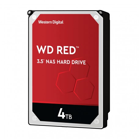 Western Digital Red disco rigido interno 4 TB 5400 Giri/min 256 MB 3.5" Serial ATA III