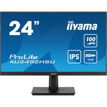 iiyama ProLite XU2492HSU-B6 Monitor PC 60,5 cm (23.8") 1920 x 1080 Pixel Full HD LED Nero