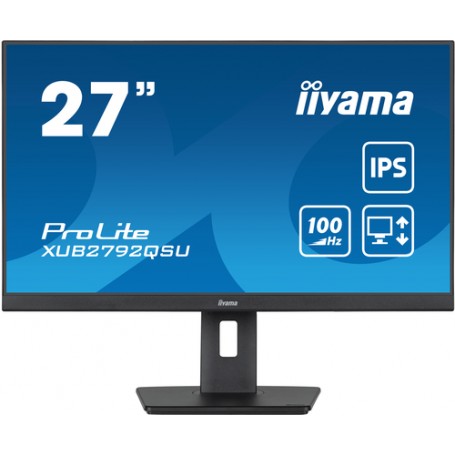 iiyama ProLite XUB2792QSU-B6 Monitor PC 68,6 cm (27") 2560 x 1440 Pixel Full HD LED Nero