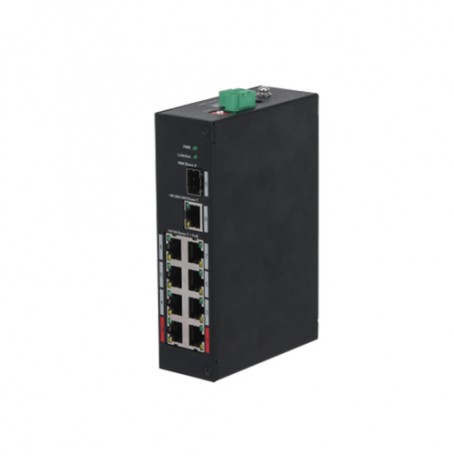 Dahua Technology PoE PFS3110-8ET-96 Non gestito Fast Ethernet (10/100) Supporto Power over Ethernet (PoE) Nero