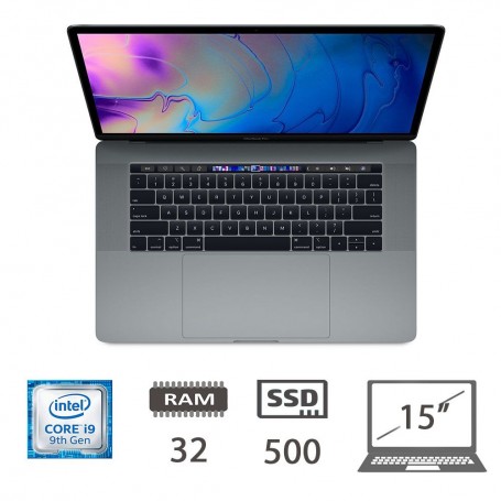 MBP 15,4 T.BAR(2019)I9-9980HK/32/512/SG/2Y