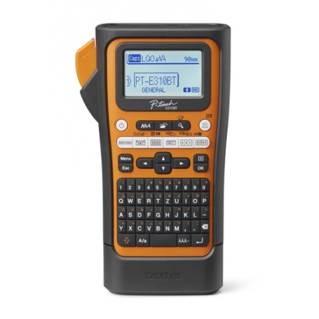 Brother PT-E310BTVP stampante per etichette (CD) Trasferimento termico 180 x 180 DPI 20 mm/s Con cavo e senza cavo HSE/TZe Bluet