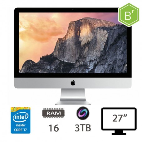 IMAC 27 5K (L14)I7-4790K/16/3FD/R9-M290X/2Y - B