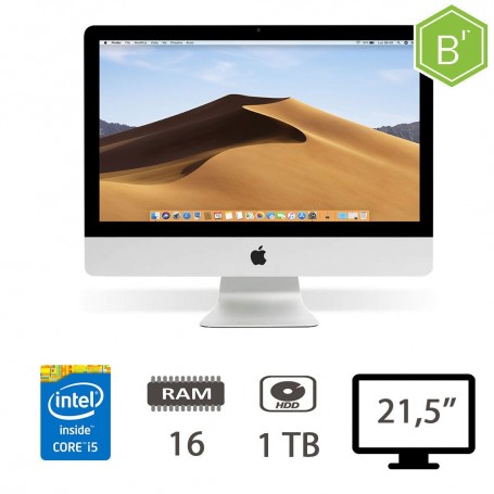 IMAC 21,5 (L13)I5-4570R/16/HDD1TB/2Y - B