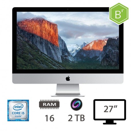 IMAC 27 5K (L15)I5-6500/16/2FD/R9M390/2Y - B