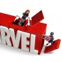 LOGO E MINIFIGURE MARVEL