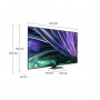 Samsung TV Neo QLED 4K 75” QE75QN85DBTXZT Smart TV Wi-Fi Carbon Silver 2024, Processore NQ4 AI GEN2, Tecnologia Quantum Matrix