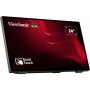 Viewsonic TD2465 visualizzatore di messaggi Pannello piatto interattivo 61 cm (24") LED 250 cd/m² Full HD Nero Touch screen