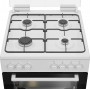 Beko FBE62011WC cucina A Elettrico Gas Bianco